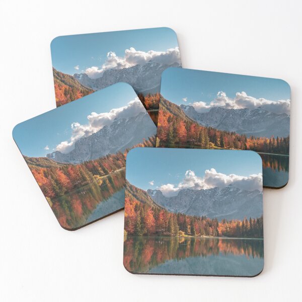 Item preview, Colorful autumn foliage at the alpine lake designed and sold by zakaz86.