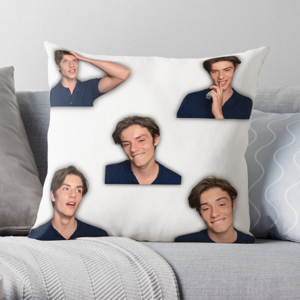 Louis Partridge Throw Pillow for Sale by vonavy