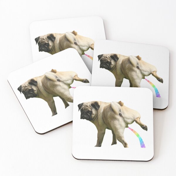 Item preview, Funny Pug Peeing designed and sold by TopTea.
