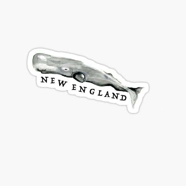 Item preview, New England Nantucket Painted Whale Design designed and sold by InkyAnchorTees.