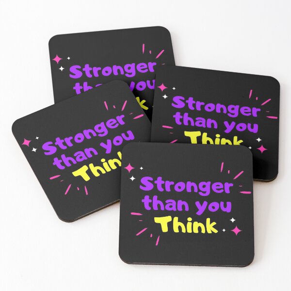 Item preview, Stronger Than You Think designed and sold by Colorful Misfits.