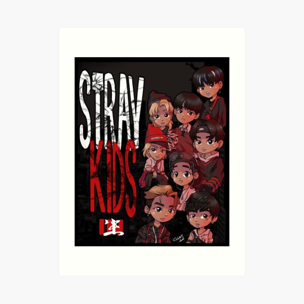 Stray Kids - IN LIFE Chibis Art Print