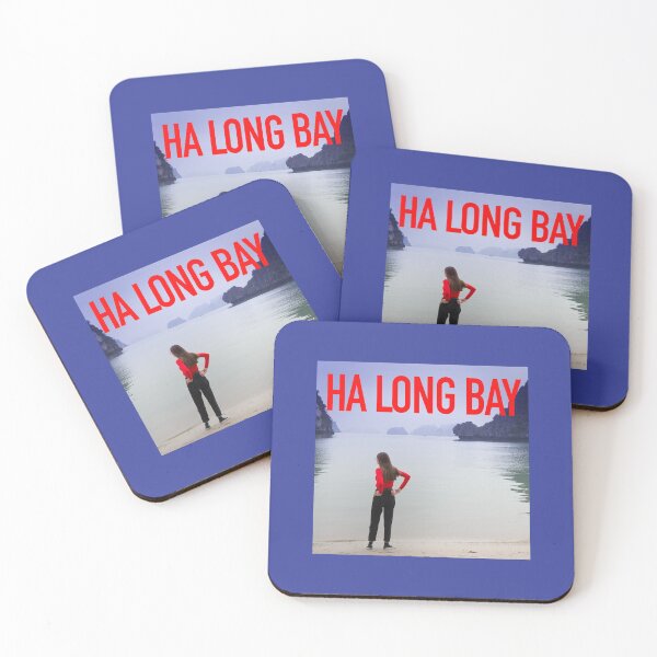 Item preview, Girl with mobile Ha Long Bay designed and sold by Papermouse.