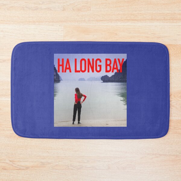Item preview, Girl with mobile Ha Long Bay designed and sold by Papermouse.