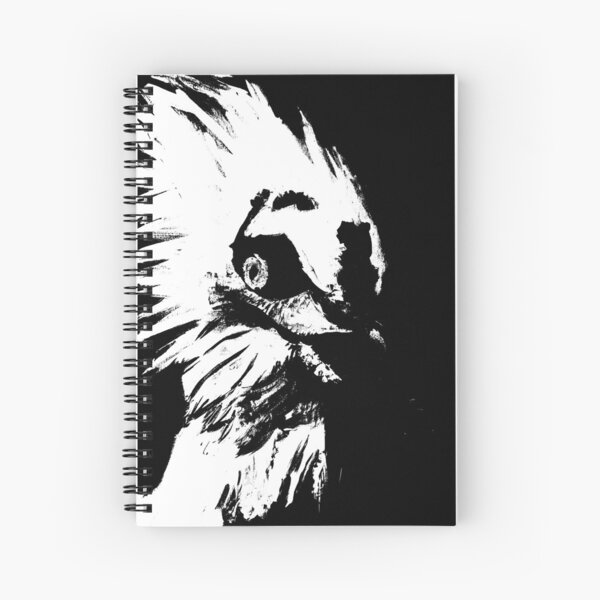 Glaring Vulture Spiral Notebook