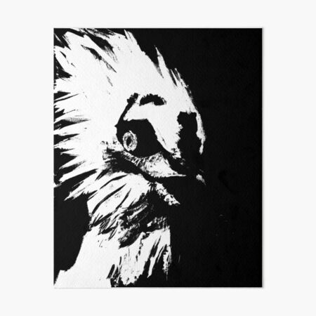 Glaring Vulture Art Board Print