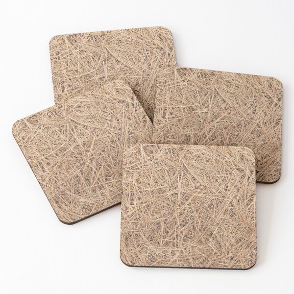 Item preview, Pine needle straw background designed and sold by Claraveritas.