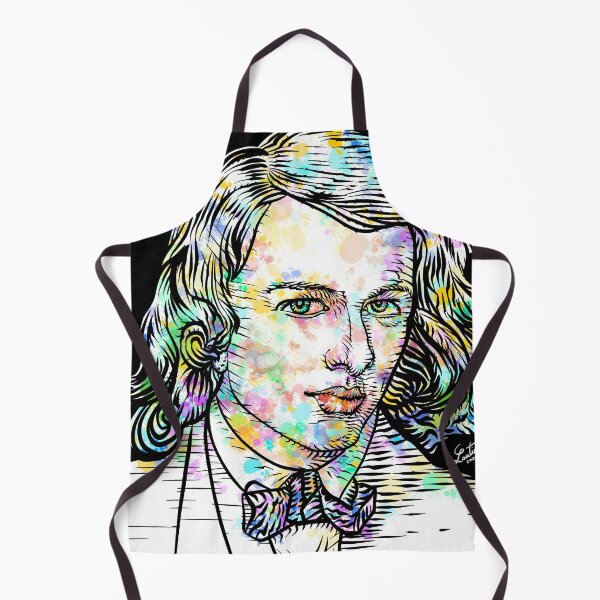 Item preview, DANTE GABRIEL ROSSETTI watercolor and ink portrait .1 designed and sold by lautir.