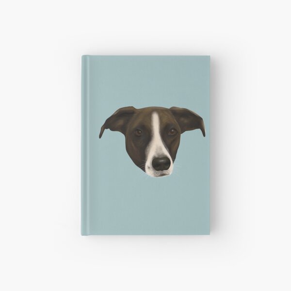 Sweet Pointer Hound Portrait Hardcover Journal