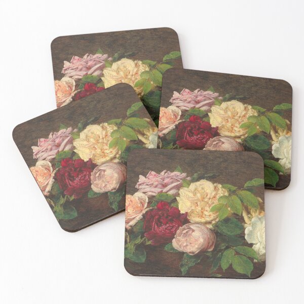 Item preview, Rose Oil Painting, 1882 designed and sold by Vintage Wall Art.