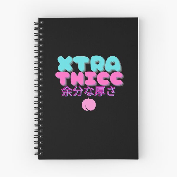 Item preview, XTRA THICC Extra Thick Peach Cute Pastel Kawaii Rainbow and Stars Goth Emo Alternative designed and sold by RKSDesigns.