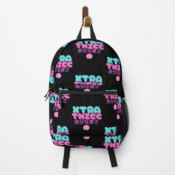 Item preview, XTRA THICC Extra Thick Peach Cute Pastel Kawaii Rainbow and Stars Goth Emo Alternative designed and sold by RKSDesigns.