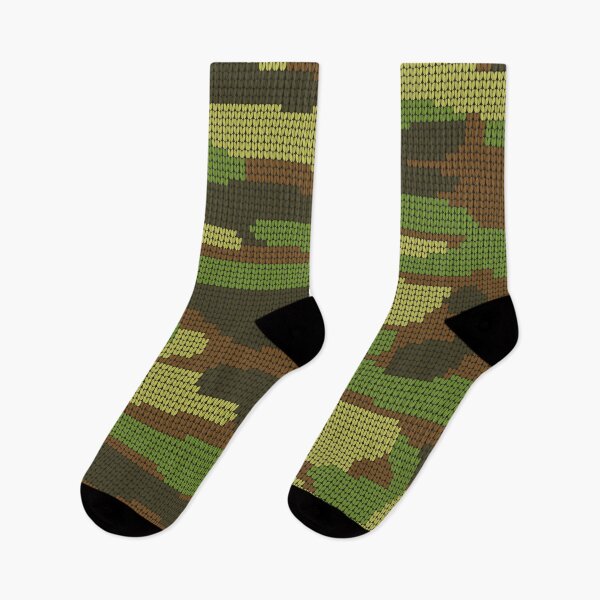 Item preview, Knitted Khaki Camouflage Pattern designed and sold by MonsaviFashion.