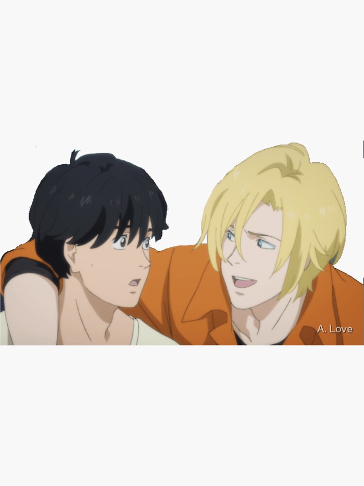 BANANA FISH - BF BLACK AND YELLOW gay lgbt | Sticker