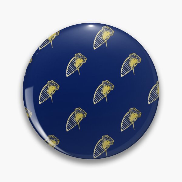 Item preview, Gold angry snakes on blue designed and sold by tetibright.