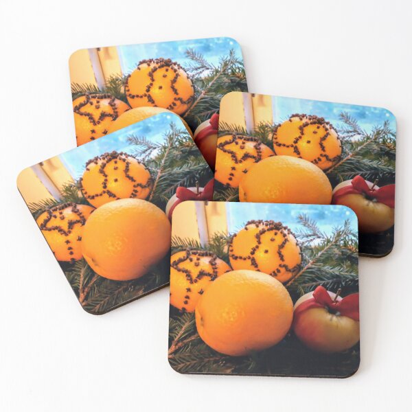 Item preview, Merry Christmas Decoration Oranges and Apple Pomander designed and sold by Tanja Dianova.