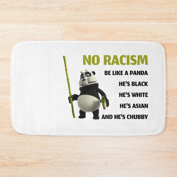 Item preview, Be like a panda no racism equal rights designed and sold by portrait4you.