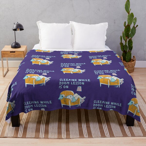 Item preview, Sleeping while zoom lesson is on designed and sold by Stylekingdom.
