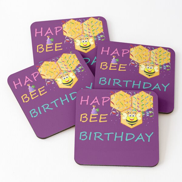 Item preview, Hap Bee Birthday Honey Bee Honeycomb Cute Birthday designed and sold by tronictees.