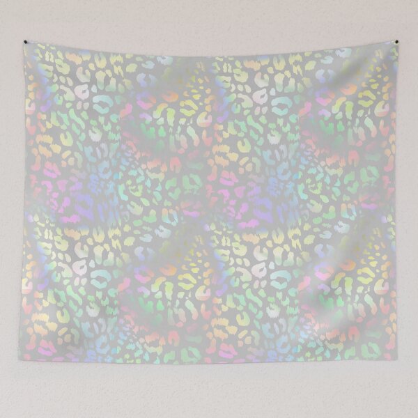 Item preview, Soft Pastel Rainbow Leopard Spots Aesthetic Design designed and sold by FreshPrintini.
