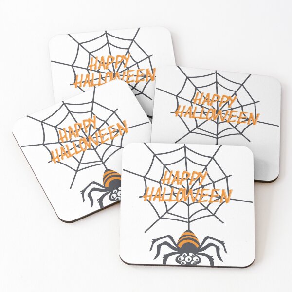 Item preview, happy halloween, spider halloween, spider on web for halloween, horror halloween designed and sold by MEILEY-Shop.