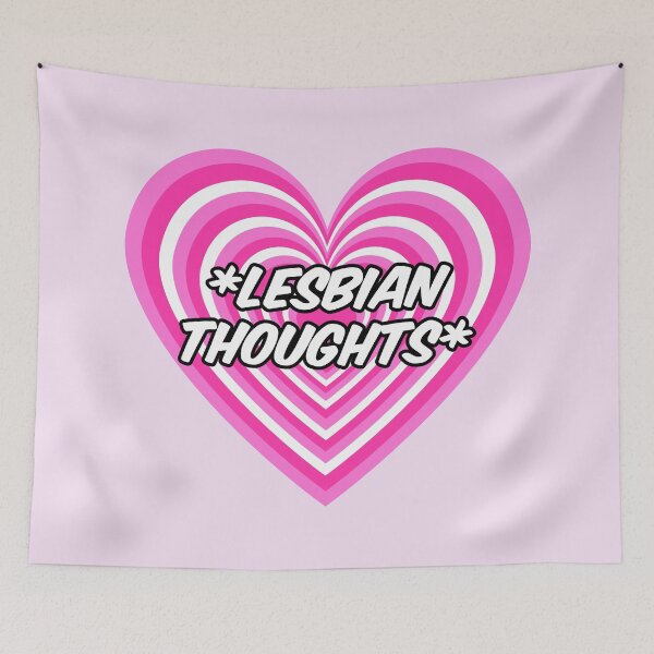 Item preview, *lesbian thoughts* designed and sold by adoresapphics.