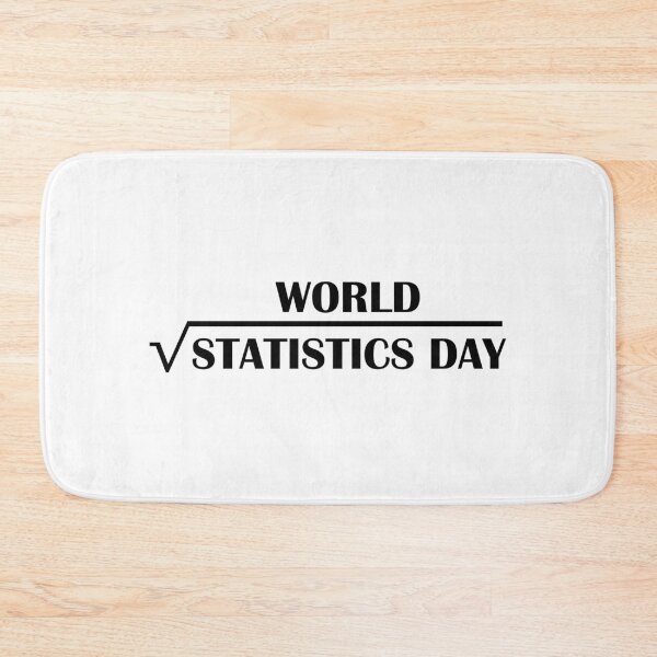 Item preview, World Statistics day designed and sold by Deegital18.