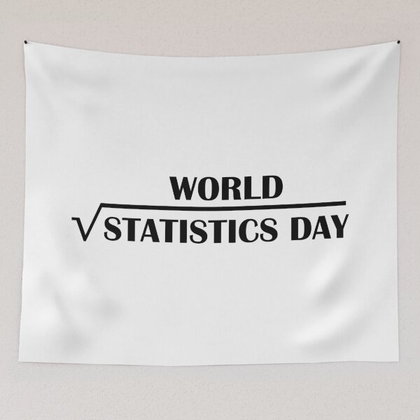 Item preview, World Statistics day designed and sold by Deegital18.