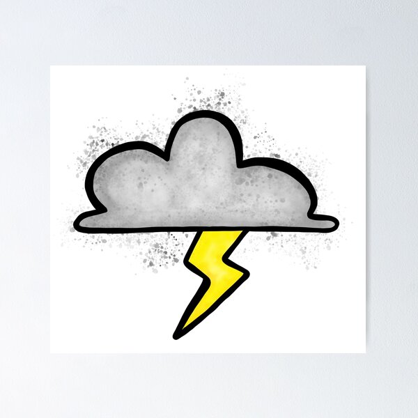 gratisography rain cloud with googles Poster for Sale by bhamero