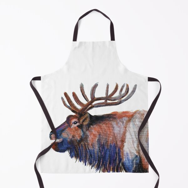 Item preview, Bull Elk Painting, Wild Animal Painting designed and sold by DeLislesRT.