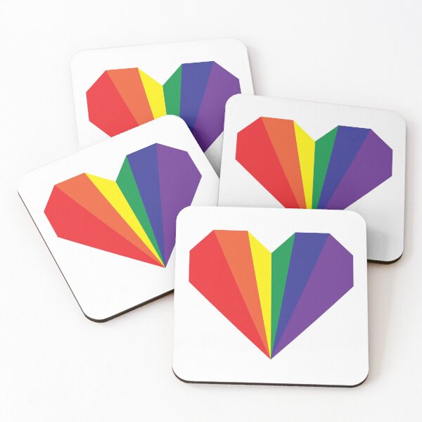 Item preview, Rainbow Heart designed and sold by Jen Cloes Designs.