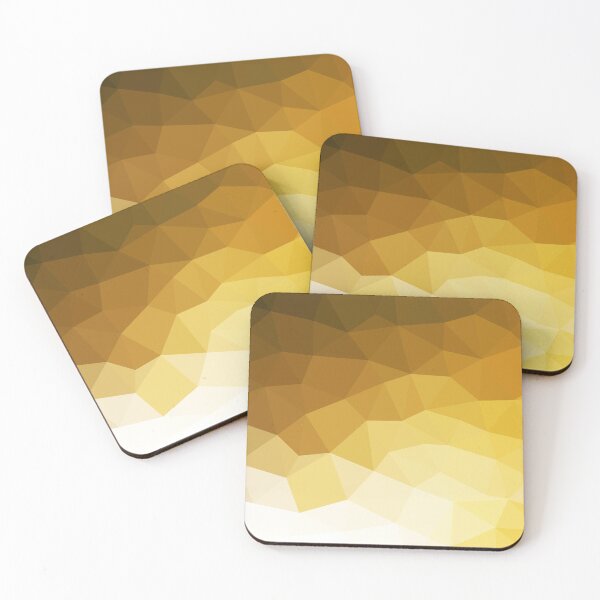 Item preview, Preppy Yellow Abstract Ombre Geometric designed and sold by IamTrending.