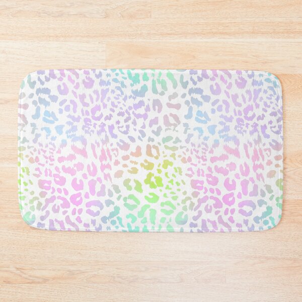 Item preview, Bright Pastel Rainbow Leopard Print designed and sold by FreshPrintini.