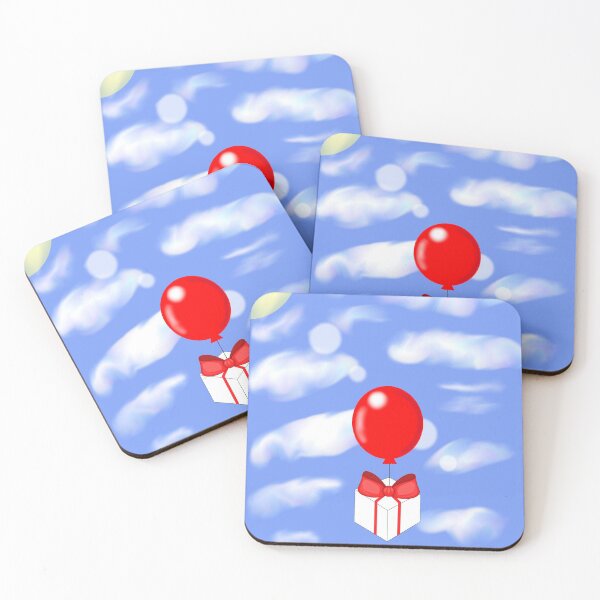Item preview, Cute balloon present in the sky  designed and sold by L1221e92.