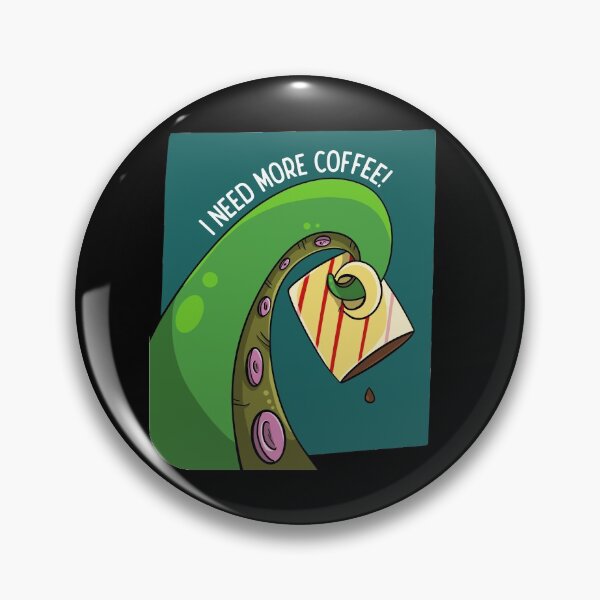 Item preview, I Need More Coffee Octopus designed and sold by shadowisper.