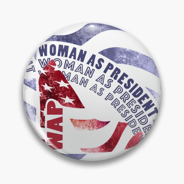 Item preview, Woman as President Red US Flag Pump High Heel Blue Stripes designed and sold by iketo90.