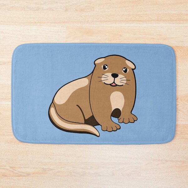 Item preview, Otter baby cutie in kawaii style designed and sold by KlaraMacinka.