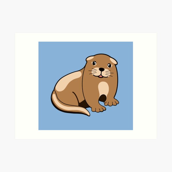 Impressions Artistiques Sur Le Theme Loutre De Anim C3 Redbubble