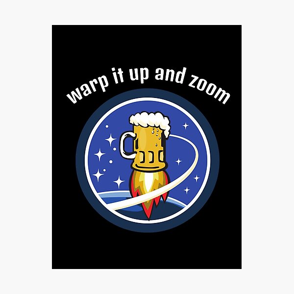 Warp it up and zoom Photographic Print