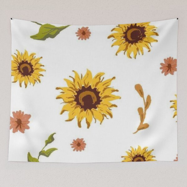 Item preview, Sunflower pattern white designed and sold by JBaystro.