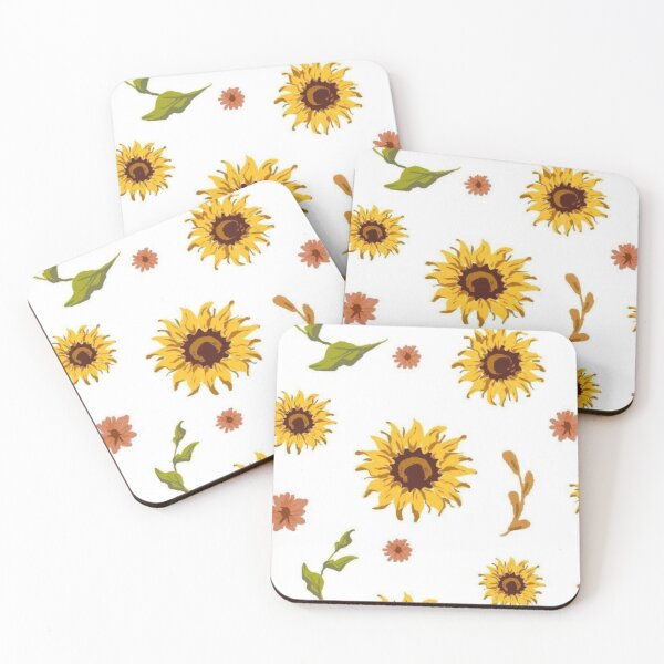 Item preview, Sunflower pattern white designed and sold by JBaystro.