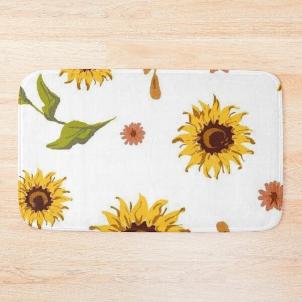 Item preview, Sunflower pattern white designed and sold by JBaystro.