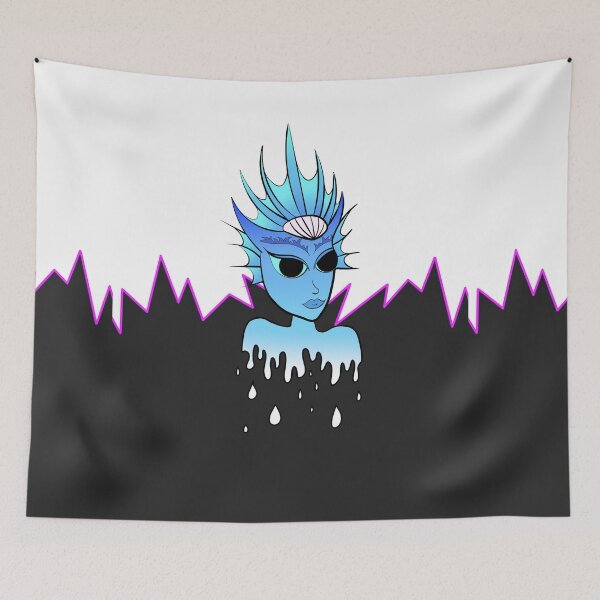 Item preview, Blue Melting Mermaid designed and sold by IndigoLove.