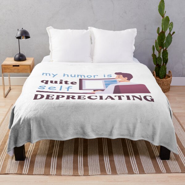 Item preview, My Humor Is Quite Self Depreciating Funny Accounting Pun Gift designed and sold by Scratches Tees.