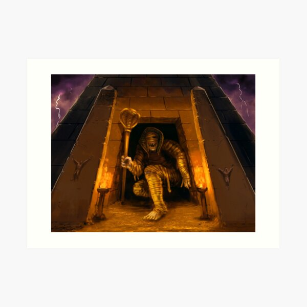 Cursed Pyramid Mummy Ogre Art Print