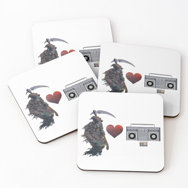 Item preview, The Grim Reaper Loves Music designed and sold by SayWhatJAY.