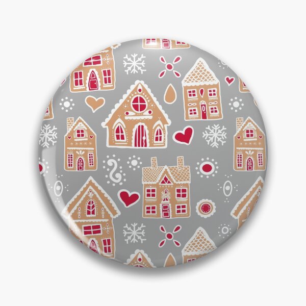 Item preview, Christmas Gingerbread House Pattern designed and sold by Harriet Linton.