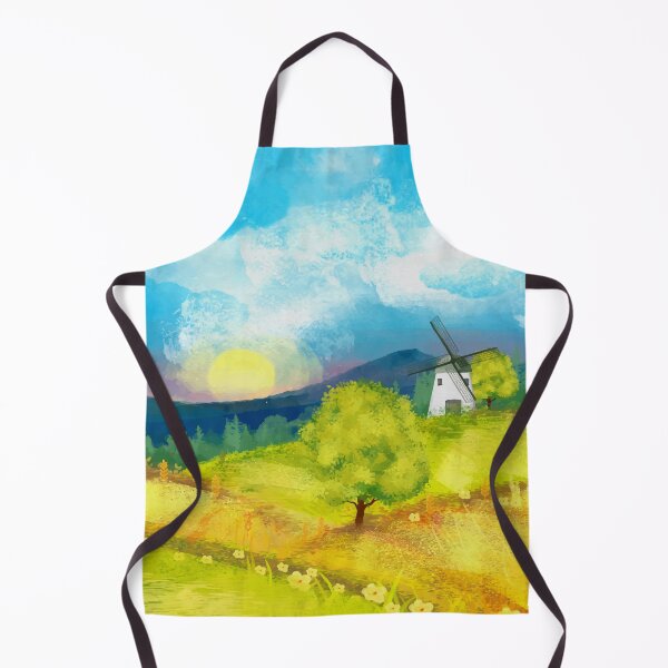 Item preview, Watercolor Farm Landscape 1 designed and sold by parazitgoodz.