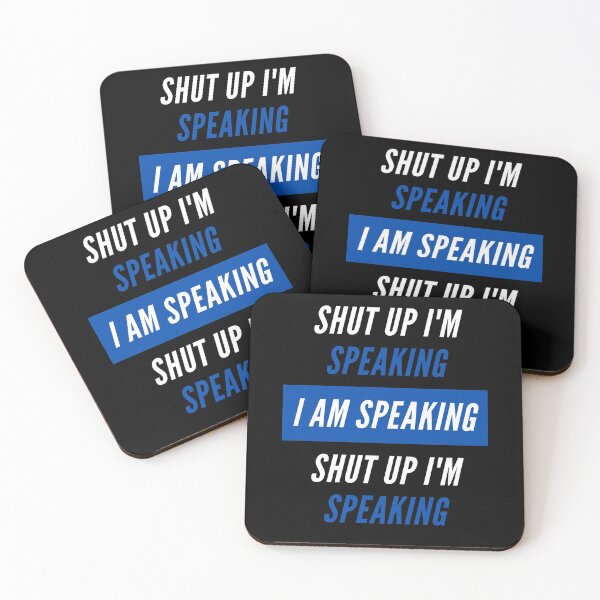 Item preview, shut up i'm speaking, i am speaking funny gifts in blue designed and sold by fra02.