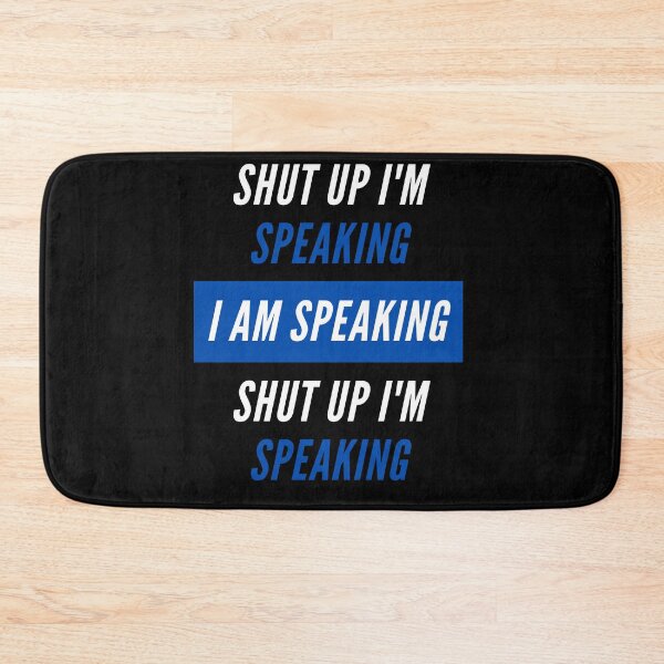Item preview, shut up i'm speaking, i am speaking funny gifts in blue designed and sold by fra02.